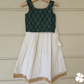 Green flower top with skirt