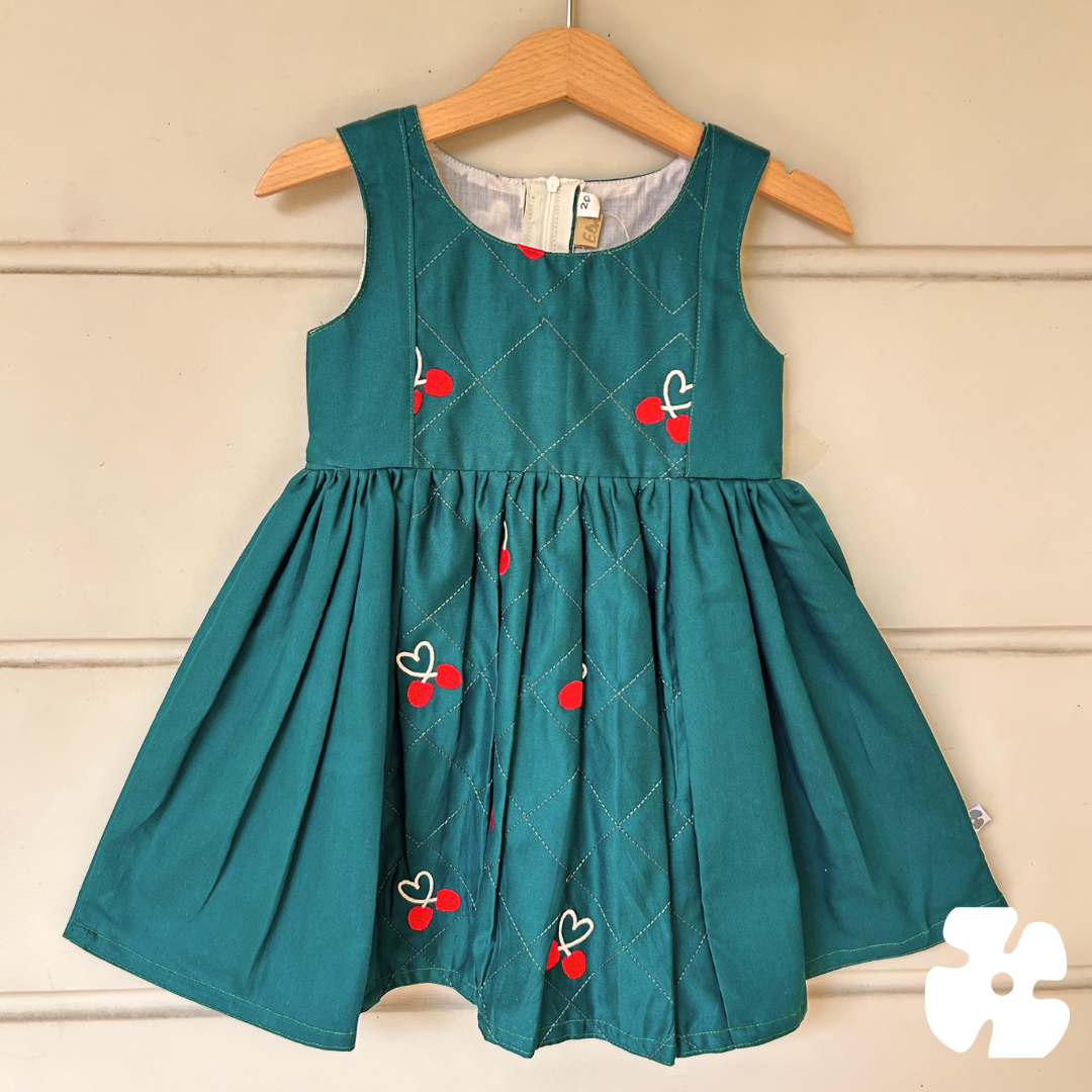 Cherry christmas frock